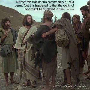 Neither this man not his parents sinned...