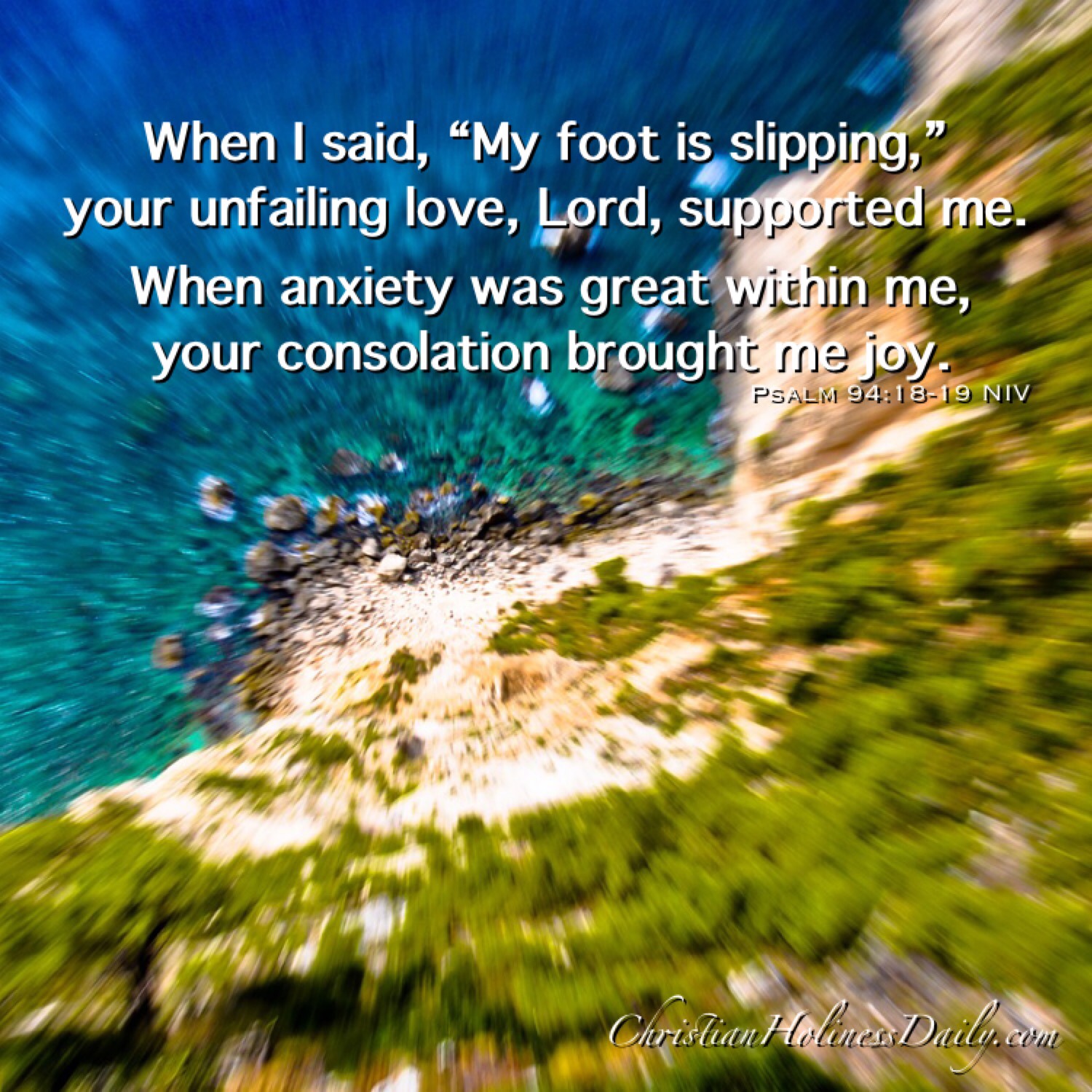 His unfailing Love will catch is in the end. 